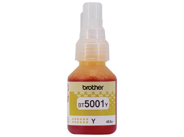 imagem de Refil de Tinta Brother para Inktank Amarelo 48,8 Ml - Bt5001y