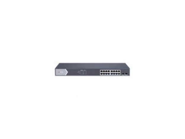 imagem de Switch Hikvision Gerenciavel Metalico Gigabit Ds-3e1518p-Si 16 Portas Poe 10/100/1000mbps  02 Portas Sfp Giga- Hk1061