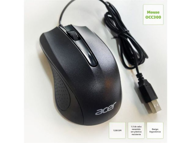 imagem de Acer Wired Keyboard Mouse Combo Set - Zl.Accee.00a