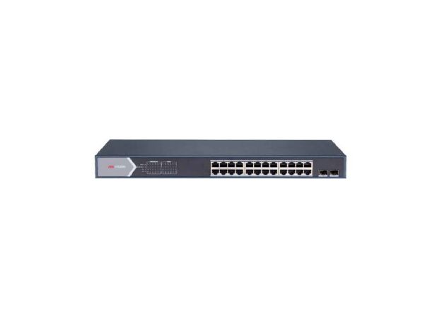imagem de Switch Hikvision Gerenciavel Metalico Gigabit Ds-3e1526p-Si 24 Portas Poe 10/100/1000 Mbps + 02 Portas Sfp Giga - Hk1062