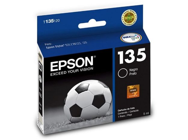 imagem de Cartucho de Tinta Epson 135 Preto 5ml - T135120-Br