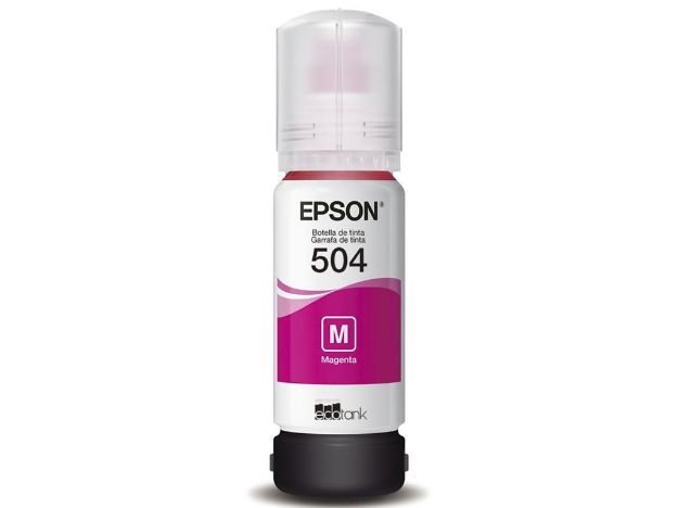 imagem de Garrafa de Tinta Epson 504 Magenta 70ml - T504320-Al