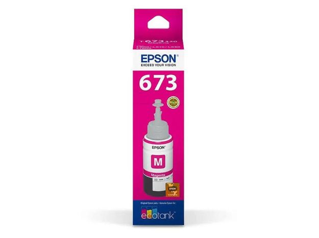 imagem de Garrafa de Tinta Epson 673 Magenta 70ml - T673320-Al