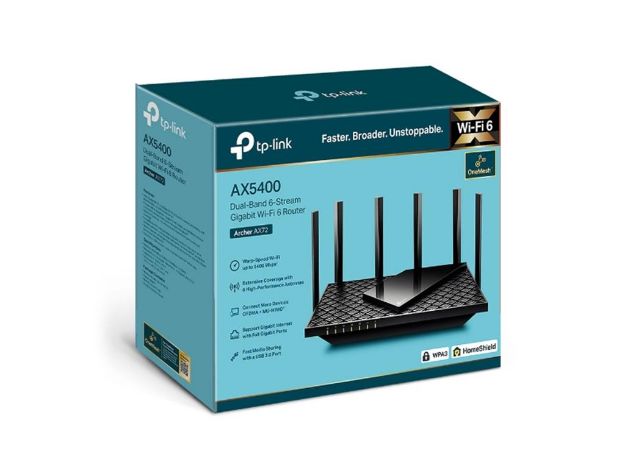 imagem de Roteador Tp-Link Archer Ax72 Ax5400 Wi-Fi 6 Gigabit Dual-Band - Tpn0314