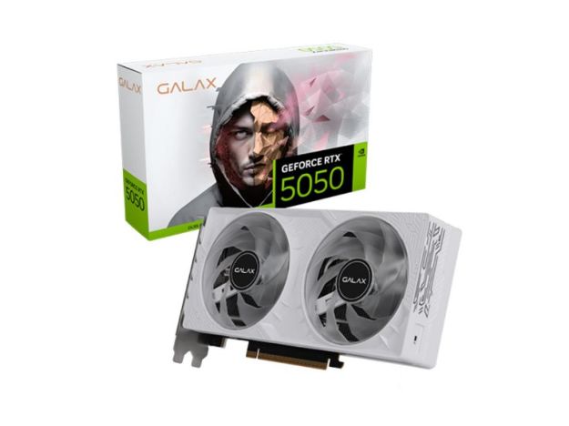 imagem de Placa de Video Galax Geforce Rtx 50501-Click Oc White 8gb Gddr6 128 Bits - 55nsl8mhczbs