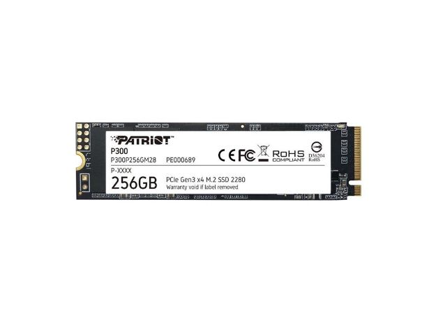 imagem de Ssd Patriot P300 Nvme 256gb M.2 2280 Pcie Gen 3 X4 Ssd - P300p256gm28