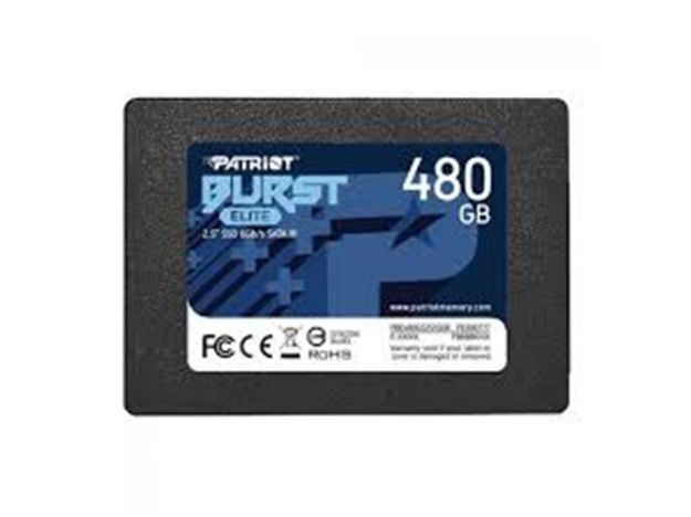 imagem de Ssd Patriot Burst Elite Sata 480gb - Pbe480gs25ssdr