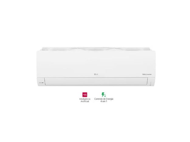 imagem de Ar Condicionado Split Lg Dual Inverter Compact +ai R-32 12.000 Btus Frio 220v - S3-Q12jaqal.Eb2gam1