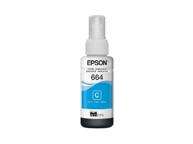 imagem de Garrafa de Tinta Epson 644 Ciano 70ml - T664220-Al