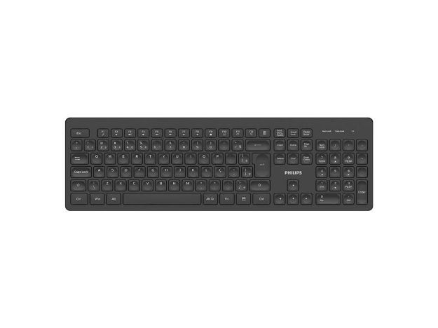 imagem de Teclado sem Fio Philips Abnt2 Spk6308b - Spk6308b/Fg