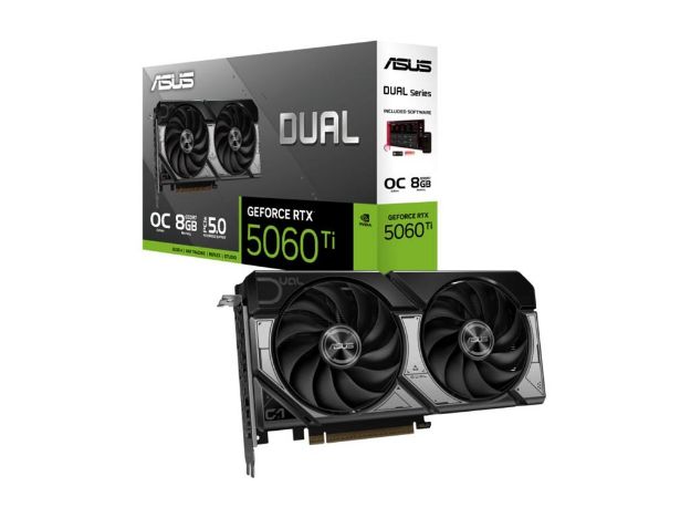 imagem de Placa de Video Asus Dual Geforce Rtx 5060 Ti Oc 8gb Gddr7 128 Bits - Dual-Rtx5060ti-O8g