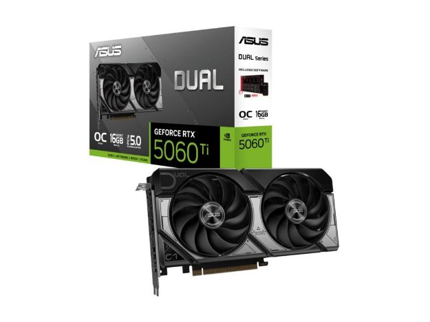 imagem de Placa de Video Asus Dual Geforce Rtx 5060 Ti Oc 16gb Gddr7 128 Bits - Dual-Rtx5060ti-O16g