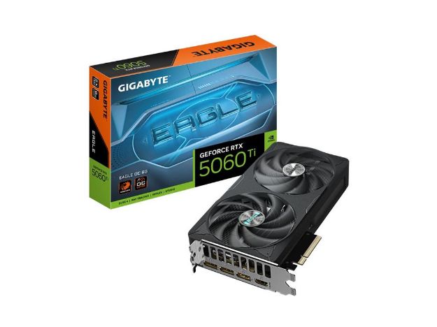 imagem de Placa de Video Gigabyte Geforce Rtx 5060 Ti Eagle Oc 8gb Gddr7 128 Bits - Gv-N506teagle Oc-8gd