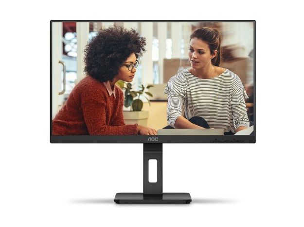 imagem de Monitor Aoc 23,8" Ips Widescreen Full Hd 100hz 4ms Usb Dp Hdmi Vga Vesa Altura e Rotacao - 24e3uf/57