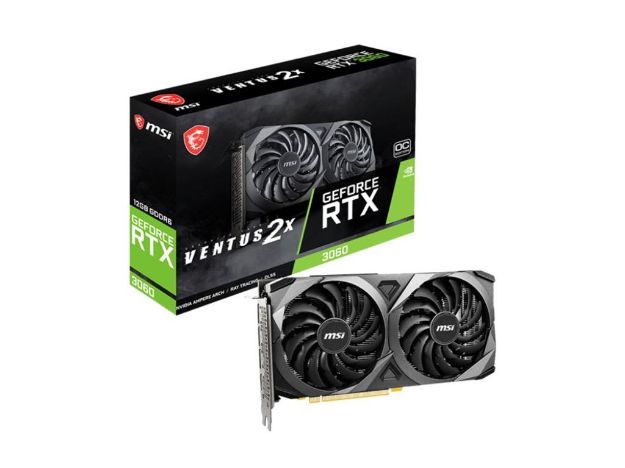 imagem de Placa de Video Msi Geforce Rtx 3060 Ventus 2x 12gb Oc Gddr6 192 Bits