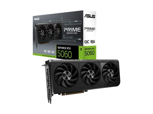 imagem de Placa de Video Asus Prime Geforce Rtx 5060 Oc 8gb Gddr7 128 Bits - Prime- Rtx5060-O8g