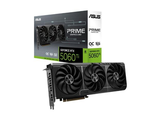 imagem de Placa de Video Asus Prime Geforce Rtx 5060 Ti Oc 16gb Gddr7 128 Bits - Prime-Rtx5060ti-O16g